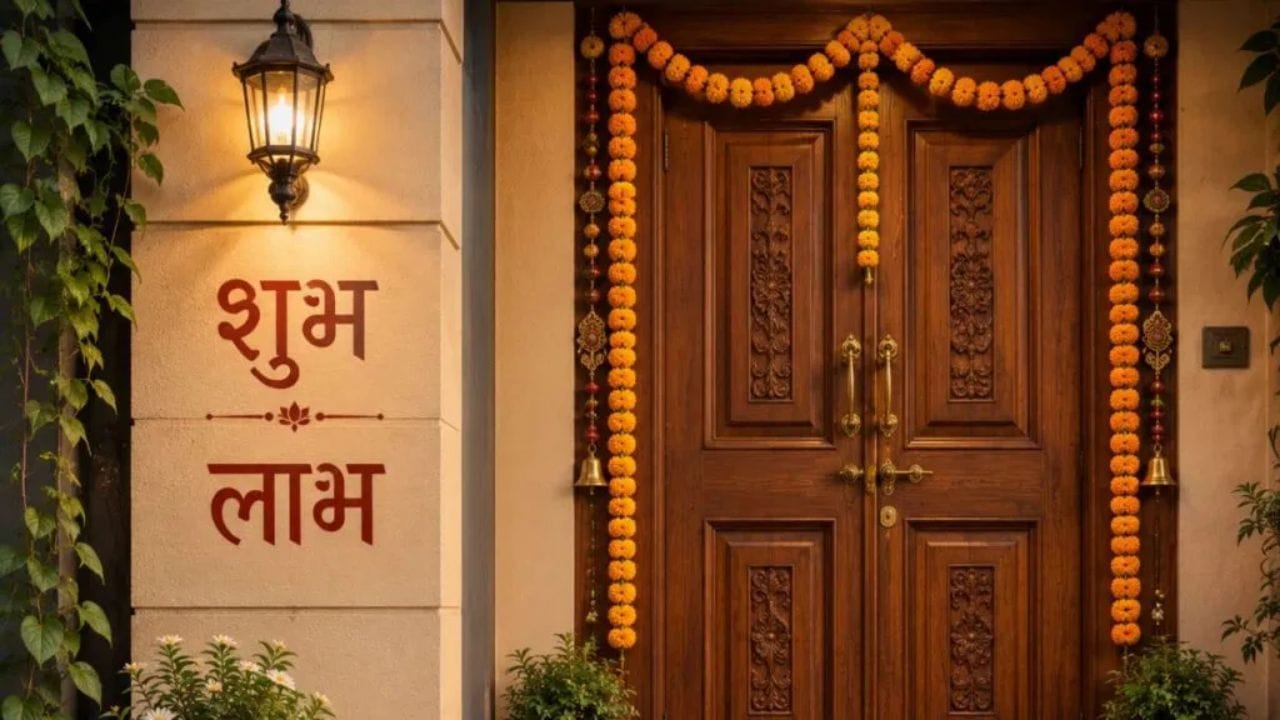 તેથી, શુભ કાર્ય કરતા પહેલા શાસ્ત્રોમાં દર્શાવેલ નિયમોથી પોતાને પરિચિત કરવાની સલાહ આપવામાં આવે છે; આનાથી તમારું કાર્ય સરળતાથી પૂર્ણ થાય છે. તેવી જ રીતે, ઘરમાં પ્રવેશ કરતી વખતે જમણો પગ પહેલા આગળ રાખવો પણ શુભ માનવામાં આવે છે. ધાર્મિક માન્યતાઓ અનુસાર, જમણો પગ પહેલા રાખીને પ્રવેશ કરવાથી ઘરમાં સકારાત્મક ઉર્જા જળવાઈ રહે છે.(ફોટો ક્રેડિટ-Whisk AI)