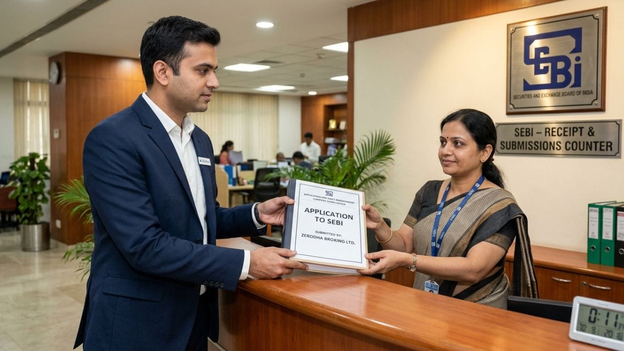 ક્યારે અરજી કરવામાં આવી? : Zerodhaની સહયોગી કંપની Zerodha Corporate Advisors દ્વારા 27 એપ્રિલ, 2026ના રોજ લાઇસન્સ માટે અરજી કરવામાં આવી હતી. SEBIના 31 મે સુધીના અપડેટ મુજબ આ અરજી હાલમાં તપાસ હેઠળ છે અને અંતિમ મંજૂરીની રાહ જોવાઈ રહી છે. Credits: Getty Images
