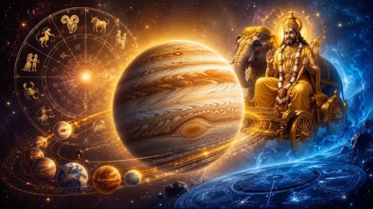 દ્રિક પંચાંગ મુજબ 19 જુલાઈ 2026, રવિવારે આષાઢ સુદ છઠ અને સ્કંદ ષષ્ઠી વ્રત છે. આ દિવસે રવિ યોગ, સર્વાર્થ સિદ્ધિ યોગ અને અમૃતા સિદ્ધિ યોગ જેવા શુભ યોગો બનતા હોવાથી દિવસ ખાસ માનવામાં આવે છે. ઉપરાંત, ગુરુ પુષ્ય નક્ષત્રમાં પ્રવેશ કરશે અને ગુર્વાદિત્ય યોગ સહિત અનેક શુભ ગ્રહયોગો બનશે. જ્યોતિષીઓના મતે, આ શુભ સંયોગોની અસર તમામ રાશિઓ પર રહેશે, પરંતુ 5 રાશિના જાતકોને કારકિર્દી, વ્યવસાય અને ધનલાભમાં વિશેષ સફળતા મળવાની સંભાવના છે.