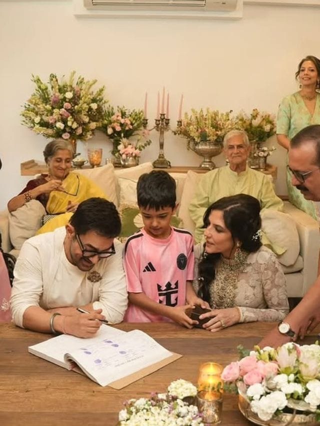 આમિર ખાને ત્રીજી વખત લગ્ન કર્યા, જુઓ ફોટો