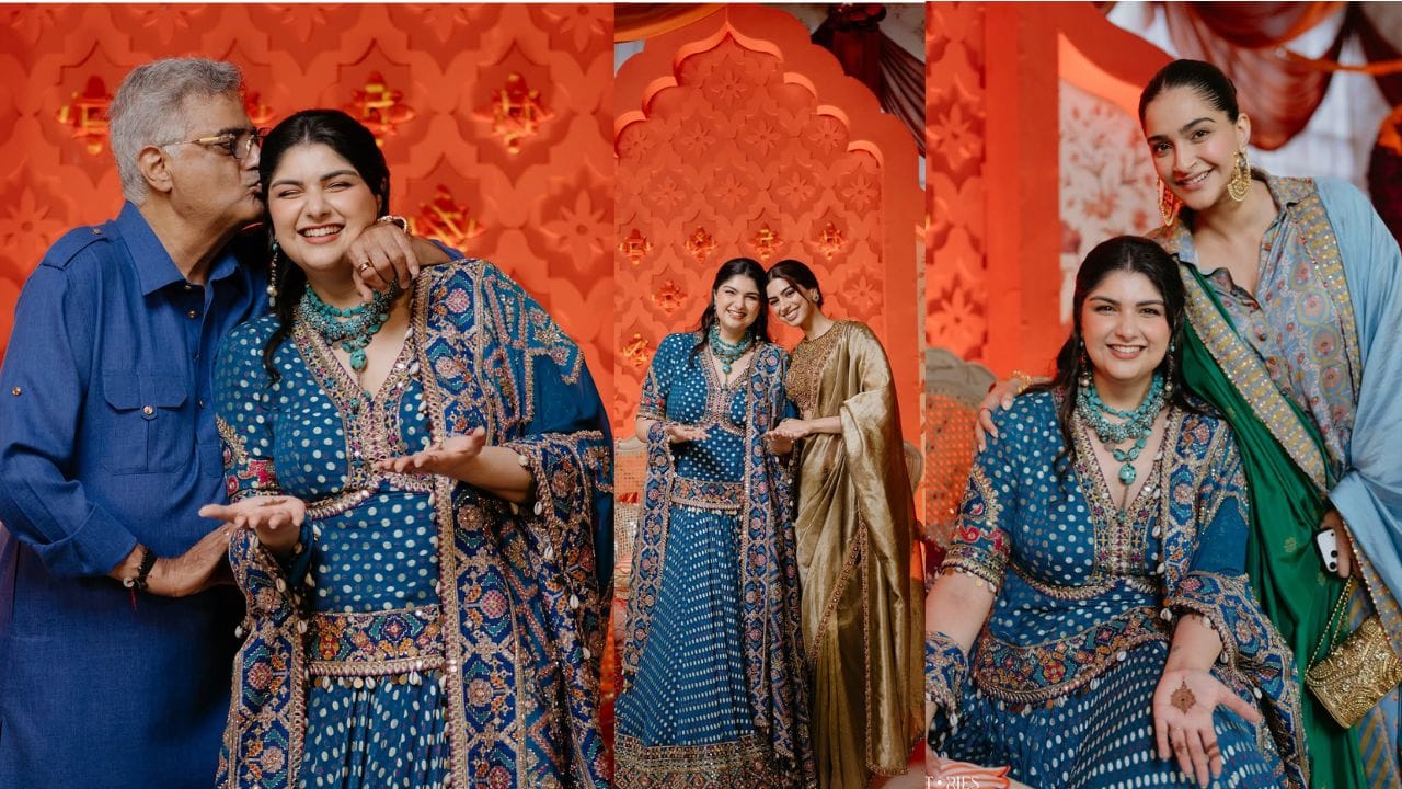 ડિઝાઈનરની સિગ્નેચર મિરર વર્ક ડિટેલિંગ આને મોર્ડન ટચ આપી રહ્યું છે. જેમણે અંશુલાએ પોતાના સાસરિયાની સંસ્કૃતિ અને વિરાસતને સમ્માન આપવા માટે પસંદ કર્યું છે.પટોળું ગુજરાતની શાન છે. આજે પટોળું દુનિયાભરની ઓળખ બની ગયું છે. અંશુલાના ડ્રેસને અર્પિતાએ ડિઝાઈન કર્યો છે.(all photo : anshulakapoor )