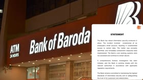 Bank of Baroda ડેટા લીક: ઇમેઇલ હેક કરીને ડાર્ક વેબ પર મૂક્યો ડેટા