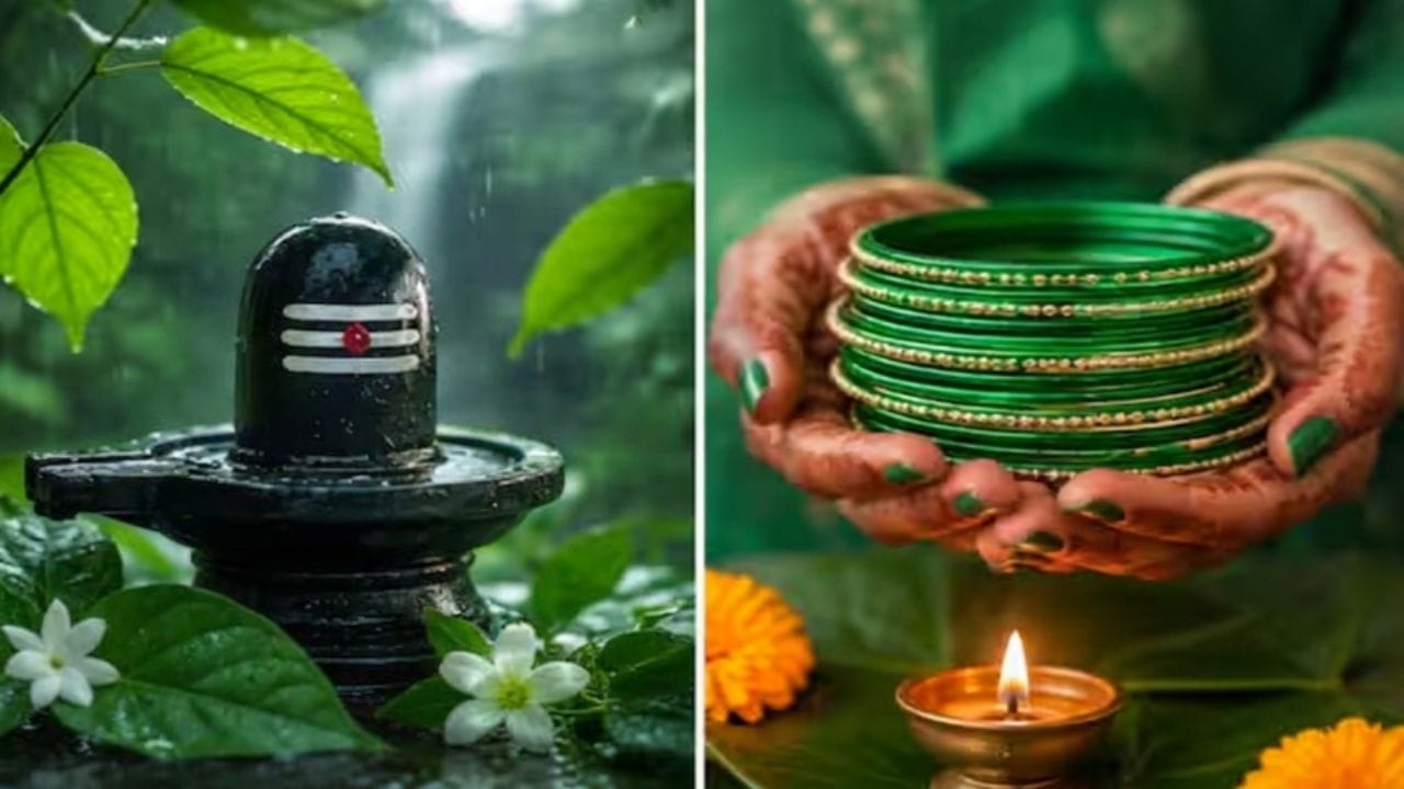 જ્યોતિષ શાસ્ત્ર અનુસાર, 'લીલો રંગ' બુધ ગ્રહનું પ્રતિનિધિત્વ કરે છે. 'બુધ દેવ' બુદ્ધિ, વાણી, તર્કશક્તિ અને વેપારના કારક સ્વામી છે. એવી માન્યતા છે કે, શ્રાવણમાં પરિણીત મહિલાઓ દ્વારા લીલી બંગડીઓ પહેરવાથી તેમની કુંડળીમાં બુધ ગ્રહ મજબૂત થાય છે. આનાથી પતિ-પત્ની વચ્ચે પરસ્પર સમજણ સુધરે છે, ઘરમાં મધુરતા આવે છે અને વેપાર કે નોકરીમાં આવી રહેલી અડચણો દૂર થઈને આર્થિક પ્રગતિના નવા માર્ગો સરળતાથી ખૂલે છે.