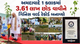 અમદાવાદે 1 કલાકમાં 3.61 લાખ છોડ વાવીને ગિનિસ વર્લ્ડ રેકોર્ડ બનાવ્યો