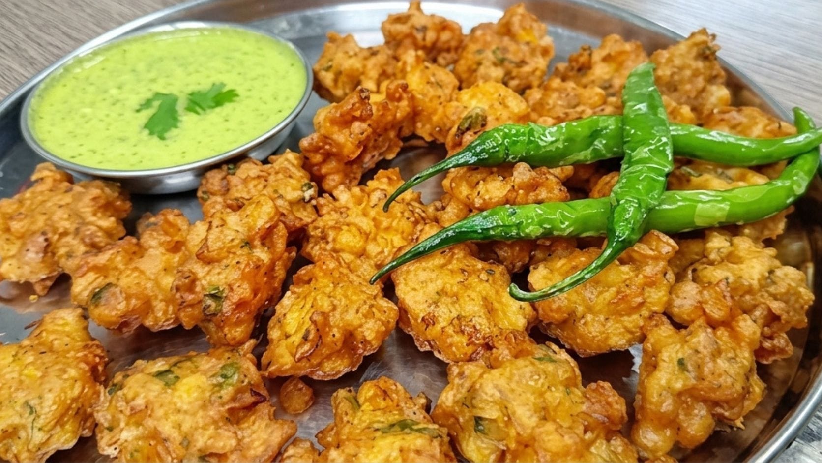 સૌ પ્રથમ બાફેલા મકાઈના દાણાને એક મોટા વાસણમાં લો. તેમાં ચણાનો લોટ અને ચોખાનો લોટ ઉમેરો. ત્યારબાદ તેમાં લીલા મરચાં, આદુ, કોથમીર, હળદર, લાલ મરચું, જીરું, હિંગ અને સ્વાદ મુજબ મીઠું ઉમેરીને બરાબર મિક્સ કરો. જરૂર મુજબ થોડું પાણી ઉમેરીને જાડું ખીરું તૈયાર કરો.
