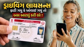 તમારું ડ્રાઈવિંગ લાયસન્સ ખોવાઈ ગયુ કે ફાટી ગયું છે? તો આટલું કરી લો