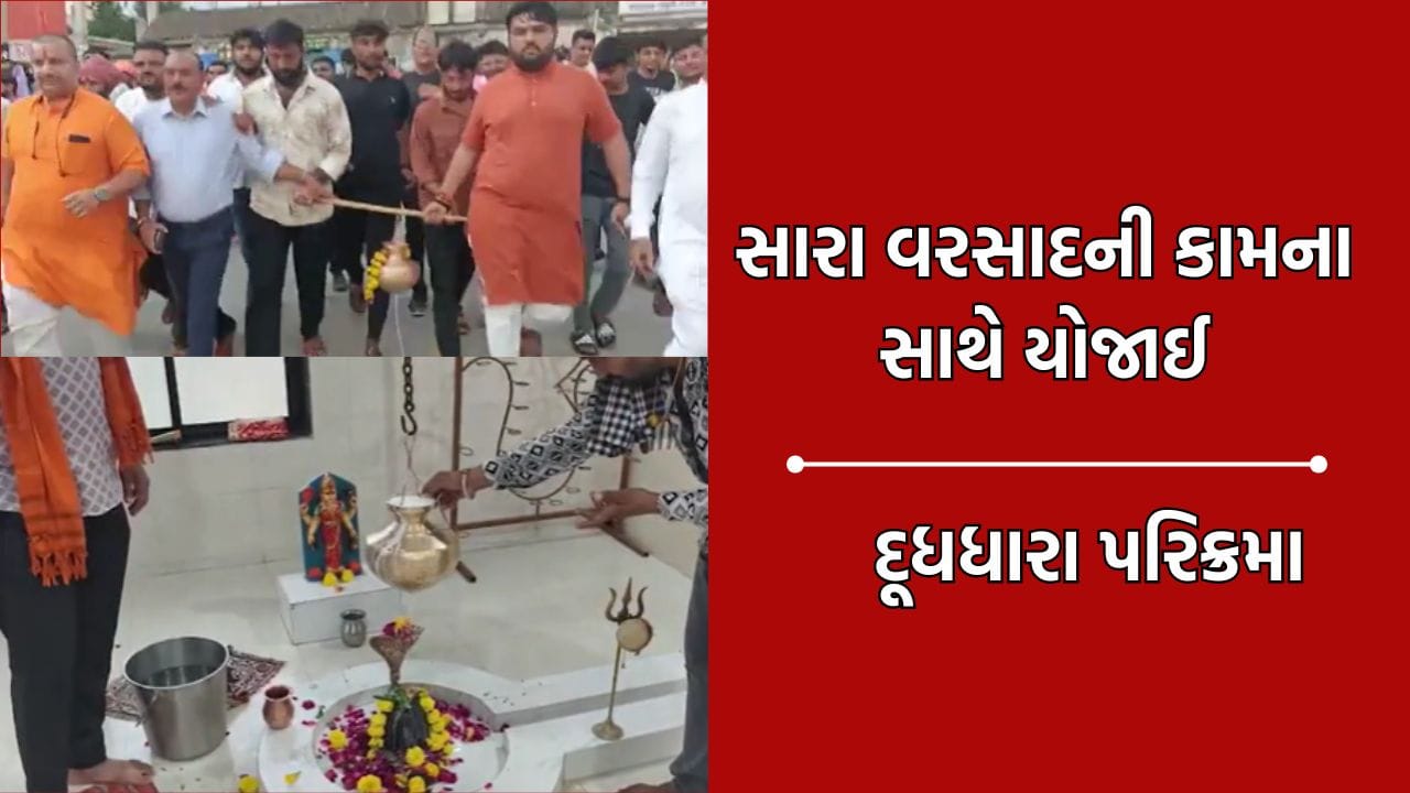 ગરવા ગિરનારની તળેટીમાં યોજાઈ દૂધધારા પરિક્રમા, જય ગિરનારી અને હર હર મહાદેવના નાદથી ગૂંજી ઉઠ્યો પરિક્રમા પથ- Video ગરવા ગિરનારની તળેટીમાં યોજાઈ દૂધધારા પરિક્રમા, જય ગિરનારી અને હર હર મહાદેવના નાદથી ગૂંજી ઉઠ્યો પરિક્રમા પથ- Video