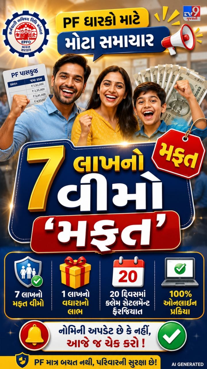 PF ખાતાધારકો માટે મોટા સમાચાર