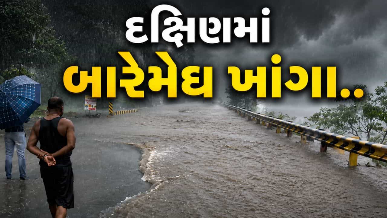 Rain Alert : દક્ષિણ ગુજરાતમાં મેઘરાજાની ધડબડાટી, નવસારીમાં પૂર જેવી સ્થિતિ સામે વહીવટી તંત્ર સજ્જ