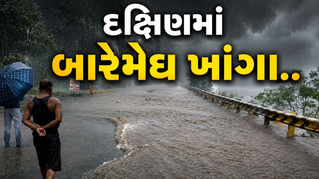 Rain Alert : દક્ષિણ ગુજરાતમાં મેઘરાજાની ધડબડાટી, નવસારીમાં પૂર જેવી સ્થિતિ સામે વહીવટી તંત્ર સજ્જ