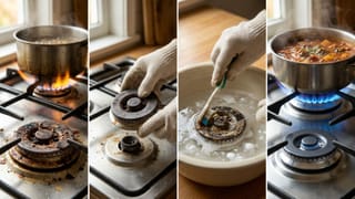Gas Burner Cleaning Tips: ગેસ બર્નરની ધીમી જ્યોતથી પરેશાન છો બેકિંગ સોડા અને સોયની મદદથી આ રીતે કરો ઘરે જ સફાઈ