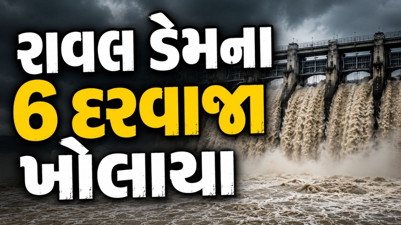 Breaking News: ગીર સોમનાથમાં મેઘતાંડવ! ઉનામાં ગામોમાં પાણી ભરાયા, મંદિરો જળમગ્ન, રાવલ ડેમના તમામ 6 દરવાજા ખોલાયા Breaking News: ગીર સોમનાથમાં મેઘતાંડવ! ઉનામાં ગામોમાં પાણી ભરાયા, મંદિરો જળમગ્ન, રાવલ ડેમના તમામ 6 દરવાજા ખોલાયા
