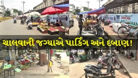 ફૂટપાથ બન્યા ગેરકાયદે પાર્કિંગ અને દબાણની જગ્યા - જુઓ Video