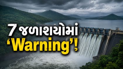 ગુજરાતના જળાશયોમાં પાણીની 'ભારે આવક', આ મુખ્ય ડેમ Alert પર