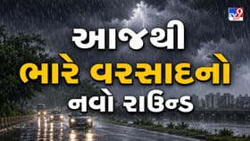 રાજ્યમાં વરસાદનો વધુ એક રાઉન્ડ શરૂ, અનેક જિલ્લાઓમાં ભારે વરસાદ પડશે