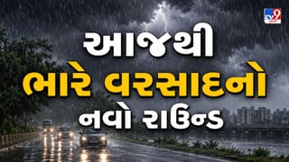 Weather Forecast Today: આજથી રાજ્યમાં વરસાદનો વધુ એક રાઉન્ડ શરૂ, અનેક જિલ્લાઓમાં ભારે વરસાદની આગાહી