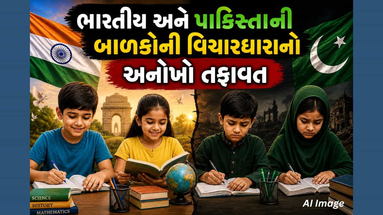 India vs Pakistan Kids: બાળકોની વિચારધારાનો અનોખો તફાવત, જોવા મળ્યા સંસ્કાર અને આક્રમકતા, જુઓ Video