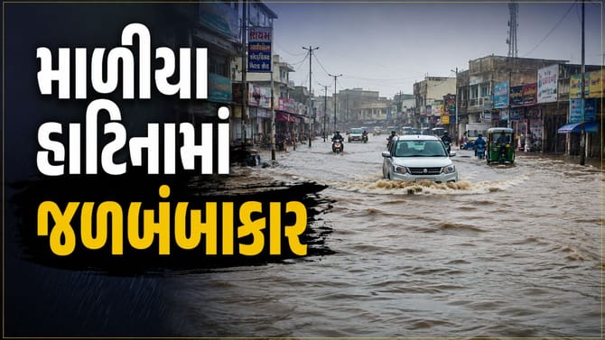 જુનાગઢમાં આભ ફાટ્યુ, માળિયાહાટીનામાં 7 ઇંચથી વધુ વરસાદ