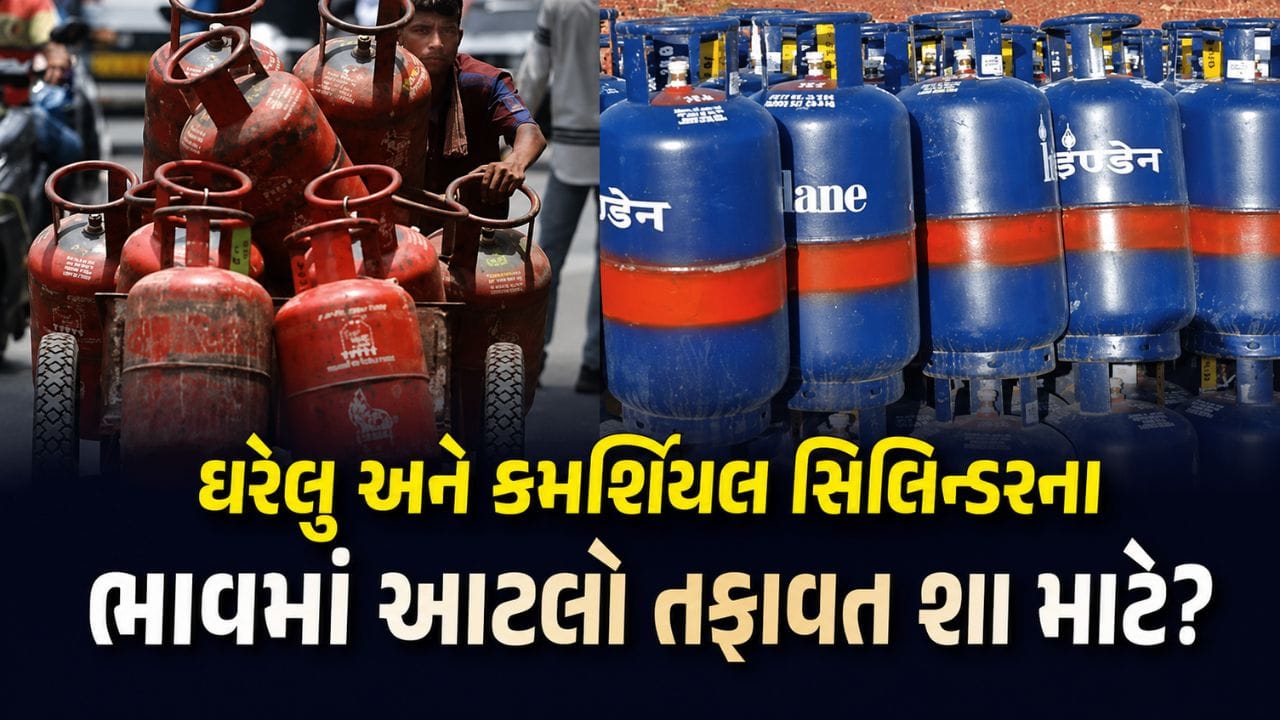 ઘરેલુ LPG સસ્તું અને કમર્શિયલ સિલિન્ડર મોંઘુ કેમ? જાણો કિંમત નક્કી થવાનું ગણિત