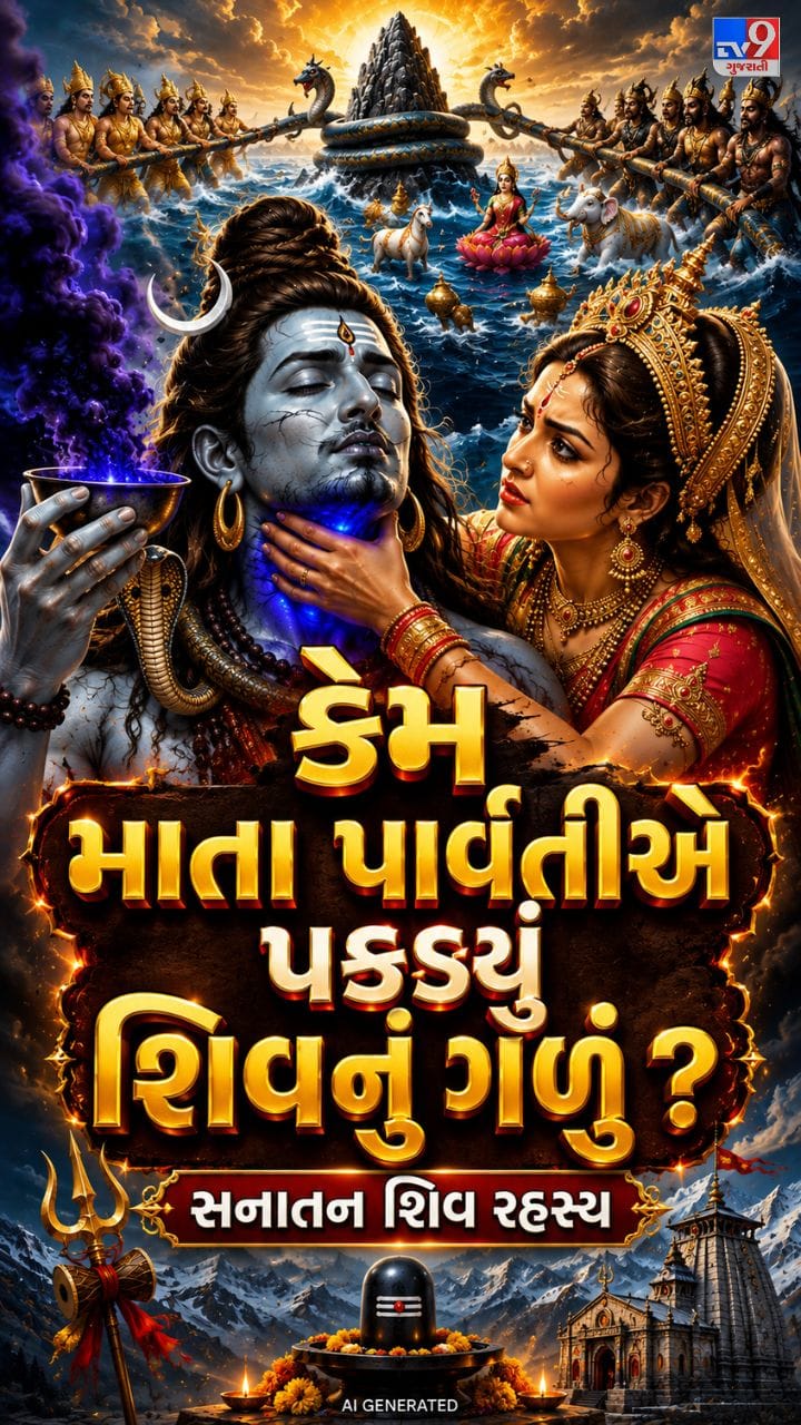 ભગવાન શિવે હલાહલ વિષ કેમ પીધું?