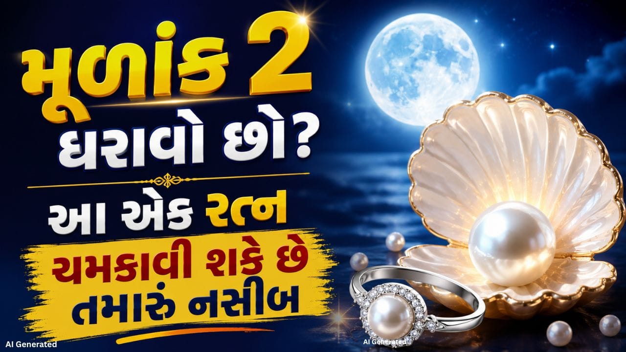મોતીને ચંદ્ર ગ્રહ સાથે જોડાયેલું શુભ રત્ન માનવામાં આવે છે. એવી માન્યતા છે કે તેને ધારણ કરવાથી મન શાંત રહેવામાં મદદ મળે છે અને ભાવનાત્મક સંતુલન જળવાઈ રહે છે. ચંદ્રનો સકારાત્મક પ્રભાવ વધારવા માટે પણ મોતી લાભદાયક ગણાય છે. હવે જાણીએ કે મૂળાંક 2 ધરાવતા લોકો માટે મોતી પહેરવાના મુખ્ય ફાયદા કયા છે અને તેને ધારણ કરવાની યોગ્ય રીત અને નિયમો શું છે.