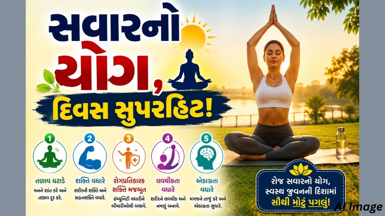 દિવસની શરૂઆત યોગથી કરો, તણાવથી લઈને કમરના દુખાવા સુધી મળશે રાહત