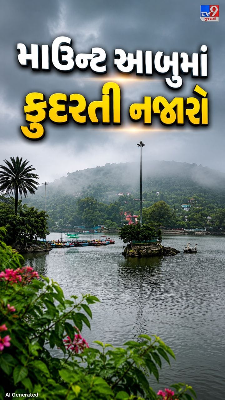 રાજસ્થાનના પર્યટક સ્થળ માઉન્ટ આબુમાં કુદરતી નજારો