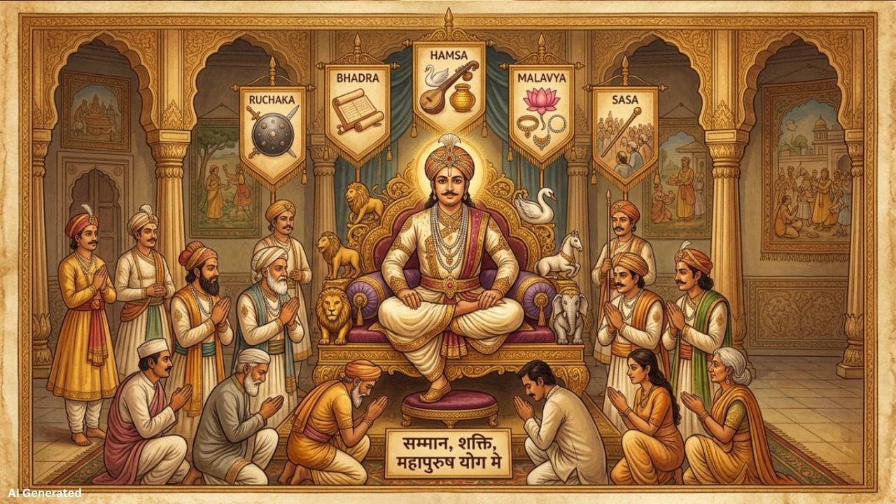 હંસ યોગ ધરાવતા લોકો બુદ્ધિશાળી, ધાર્મિક વિચારસરણીવાળા અને સન્માનનીય હોય છે. તેઓ પોતાની સમજદારી અને સારા સ્વભાવના કારણે સમાજમાં પ્રતિષ્ઠા મેળવે છે અને સુખ-સમૃદ્ધિભર્યું જીવન જીવવાની સંભાવના ધરાવે છે. માલવ્ય યોગવાળા લોકો ધનવાન, આકર્ષક વ્યક્તિત્વ ધરાવતા અને વૈભવી જીવન જીવવાનું પસંદ કરતા હોય છે. તેઓ સુખ-સુવિધાઓ, પરિવારનું સુખ અને સમાજમાં સારી પ્રતિષ્ઠા પ્રાપ્ત કરી શકે છે.