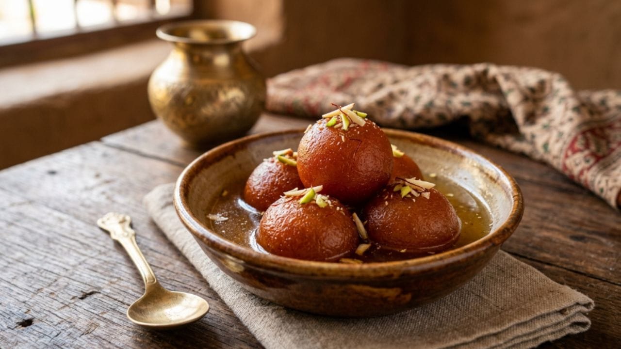 ચાસણી પણ સહેજ ગરમ હોવી જોઈએ. ખૂબ વધારે ઉકળતી ચાસણીમાં ગરમ ગુલાબ જાંબુ નાખવાથી તે અચાનક ફૂલીને તૂટી શકે છે. તેથી તળ્યા પછી તરત જ તેને નવશેકી ચાસણીમાં નાખો અને ઓછામાં ઓછા 2 થી 3 કલાક સુધી તેને ડૂબેલા રહેવા દો. આનાથી ગુલાબ જાંબુ અંદર સુધી ચાસણી સોષી લે છે અને સ્વાદની સાથે-સાથે તેનું ટેક્સચર (બનાવટ) પણ અદભુત થઈ જાય છે.