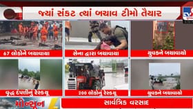 ગુજરાતમાં મેઘતાંડવ વચ્ચે NDRF, સેના અને ફાયર બ્રિગેડ બન્યુ સંકટ મોચન