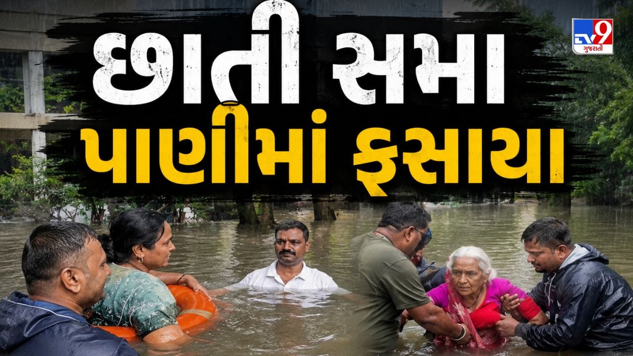 અમદાવાદમાં જળબંબાકાર, સાબરમતી વિસ્તારમાં 11 લોકોને સુરક્ષિત બચાવાયા, જુઓ રેસ્ક્યૂનો Video અમદાવાદમાં જળબંબાકાર, સાબરમતી વિસ્તારમાં 11 લોકોને સુરક્ષિત બચાવાયા, જુઓ રેસ્ક્યૂનો Video