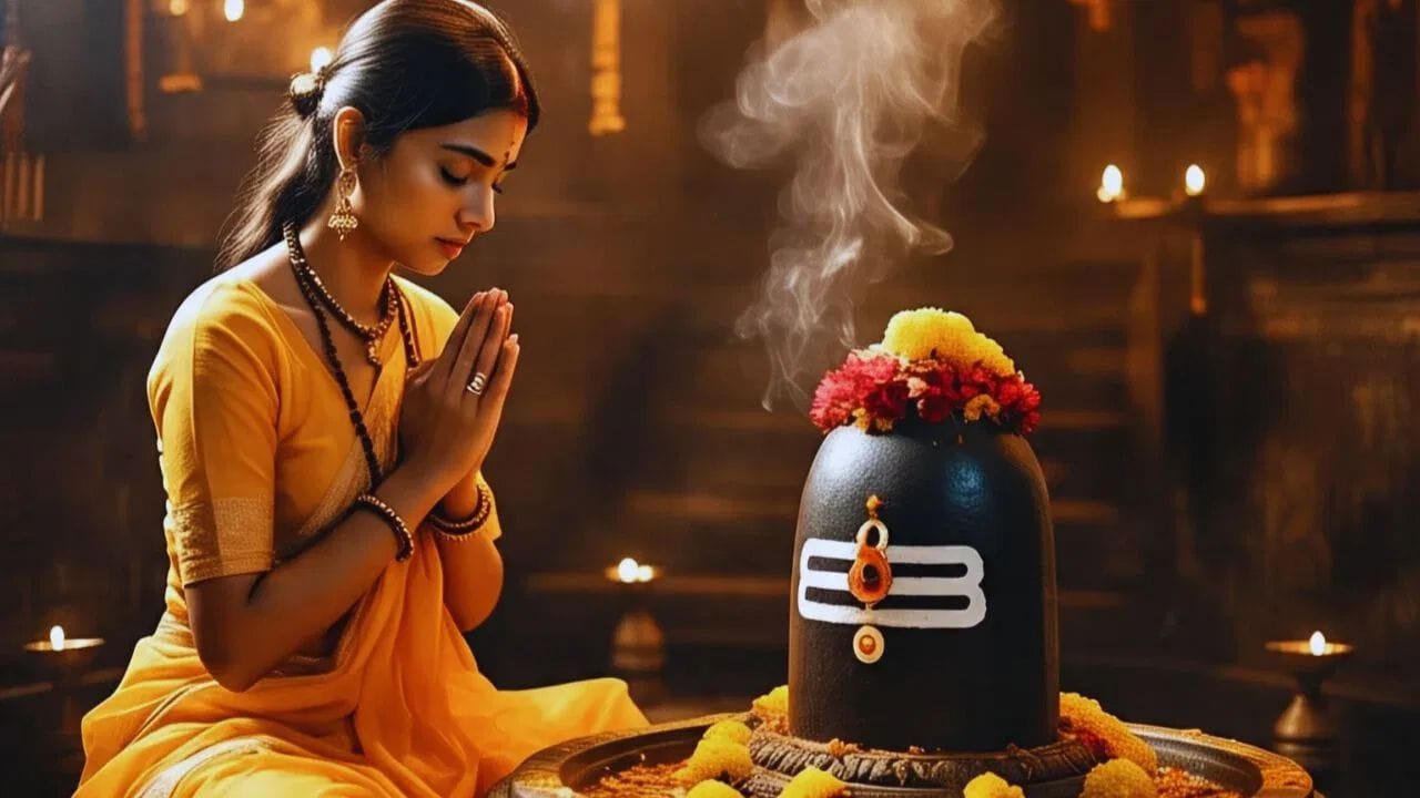 શ્રાવણના પહેલા દિવસે સવારે ઊઠીને સ્નાન કર્યા પછી સ્વચ્છ કપડાં પહેરી લો. ત્યારબાદ શિવજીની વિધિવત પૂજા કરો. આ પછી અક્ષત (આખા ચોખા) અને ફૂલ લઈને આખા શ્રાવણ મહિનાના વ્રતનો સંકલ્પ લો. આ દરમિયાન તમે તમારી મનોકામના પણ બોલી શકો છો. જો તમે ફળાહાર પર શ્રાવણનું વ્રત કરવાના છો, તો આ દરમિયાન ફળ, જ્યુસ, દૂધમાંથી બનાવેલી વાનગીઓ, મખાના, ચા કે કોફી વગેરેનું સેવન કરી શકાય છે.