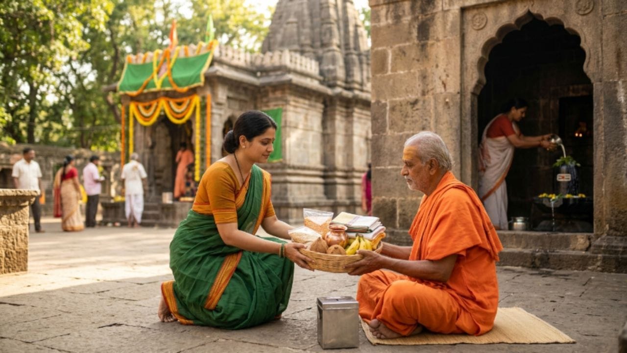 શનિની ખરાબ નજરથી રાહત અપાવાશે આ ઉપાયો: ધર્મગ્રંથોમાં ઉલ્લેખ મળે છે કે શનિદેવ ભગવાન શિવના પરમ ભક્ત અને શિષ્ય છે. શનિ સાથે જોડાયેલી સમસ્યાઓને દૂર કરવા માટે શ્રાવણમાં કાળા તલ, અડદ, છત્રી, ધાબળો (કંબલ) કે મીઠાનું દાન કરવાની પરંપરા છે. આનાથી જીવનમાં સ્થિરતા આવવાની અને આર્થિક સ્થિતિ મજબૂત થવાની માન્યતા છે.