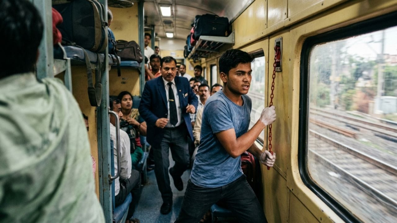 ટ્રેનની ઇમરજન્સી ચેન એ કોઈ વ્યક્તિગત સુવિધા નથી પરંતુ જાહેર સુરક્ષાનું સાધન છે. પોતાની આળસ, બેદરકારી કે અંગત ફાયદા માટે ટ્રેન રોકવી એ રેલવે કાયદા મુજબ ગંભીર ગુનો બને છે. આવી બાબતો ટ્રેનના સમયપત્રકને ખોરવે છે અને હજારો અન્ય મુસાફરોને હેરાન કરે છે.