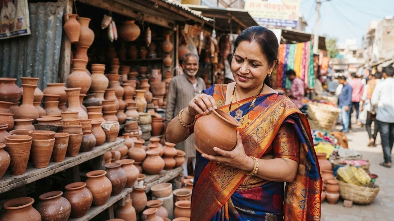 વધુ પડતા ચમકીલા દેખાતા માટલાને કેમિકલ કલર કે વાર્નિશ કરેલુ હોય છે જેનુ પાણી પીવુ સ્વાસ્થ્ય માટે હાનિકારક છે. 