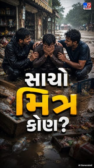 પૂરની પીડા.. મિત્રોની મદદ..