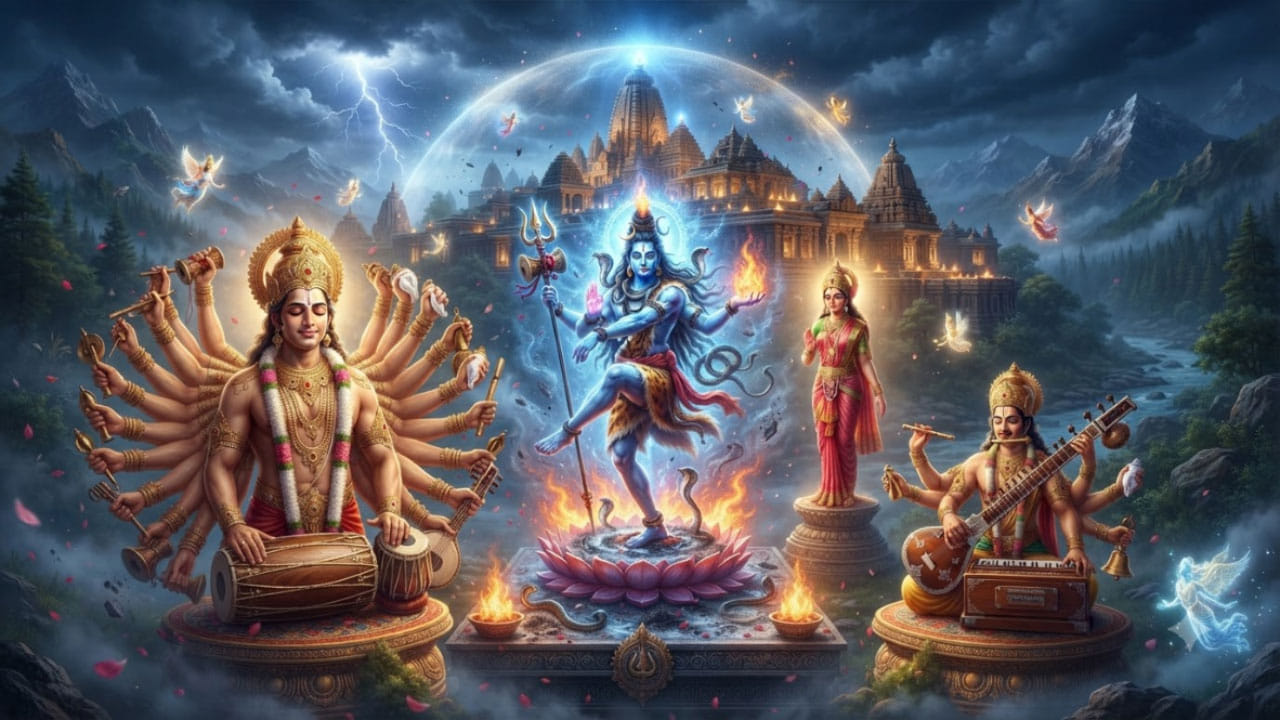  બાણાસુર : દૈત્યરાજ બલિનો પુત્ર બાણાસુર ભગવાન શિવનો પરમભક્ત હતો. કહેવાય છે કે તેણે પોતાની અનેક ભુજાઓથી મહાદેવના તાંડવ દરમિયાન વિવિધ વાદ્યો વગાડીને તેમની સેવા કરી હતી. તેની ભક્તિથી પ્રસન્ન થઈને ભગવાન શિવે તેના રાજ્યની રક્ષા કરવાનો આશીર્વાદ આપ્યો.