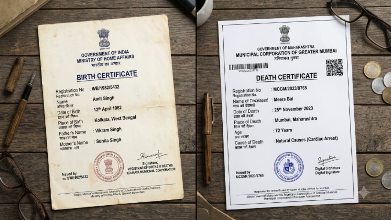જન્મ પ્રમાણપત્ર (Birth Certificate) અને મરણ પ્રમાણપત્ર (Death Certificate) બંને લોકો માટે અત્યંત મહત્વપૂર્ણ દસ્તાવેજ છે. જન્મ પ્રમાણપત્ર કોઈપણ બાળક માટે તેની પ્રથમ ઓળખ સમાન હોય છે, જેના દ્વારા શાળા-કોલેજોમાં પ્રવેશ અને સરકારી યોજનાઓનો લાભ મળે છે. તેવી જ રીતે મૃત્યુ પછી પણ મૃતકનું સર્ટિફિકેટ બનાવવું જરૂરી હોય છે, કારણ કે તે એક કાનૂની દસ્તાવેજ છે. તેનો ઉપયોગ પરિવારજનો બેંકના કામકાજ કે માલિકી હકના દાવા માટે કરતા હોય છે. પરંતુ હવે જન્મ અને મરણ પ્રમાણપત્રની નોંધણીના નિયમોમાં મોટો ફેરફાર કરવામાં આવ્યો છે. સંસદના મોનસૂન સત્રમાં 'જન્મ અને મરણ નોંધણી (સુધારા) વિધેયક 2026' પસાર કરવામાં આવ્યું છે.