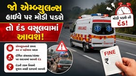 જો એમ્બ્યુલન્સ હાઇવે પર મોડી પડશે તો દંડ વસૂલવામાં આવશે