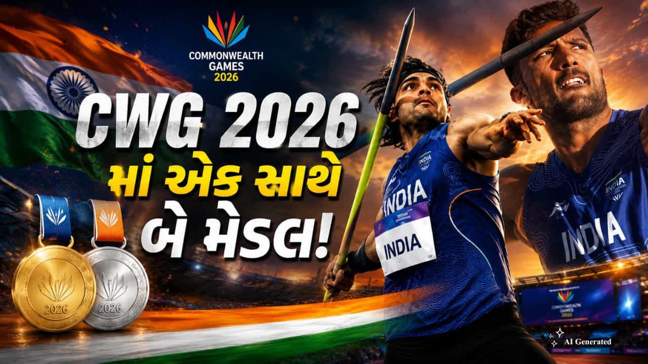 CWG 2026: કોમનવેલ્થ ગેમ્સમાં ભારતની ડબલ સિદ્ધિ, નીરજે સિલ્વર તો યશવીરે બ્રોન્ઝ જીતી ઇતિહાસ રચ્યો