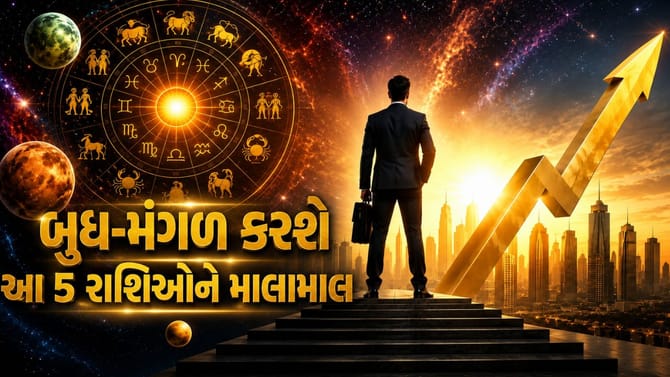 મંગળ-બુધ કરશે માલામાલ ! મેષ સહિત આ 5 રાશિના જાતકોને અચાનક મળશે પૈસા