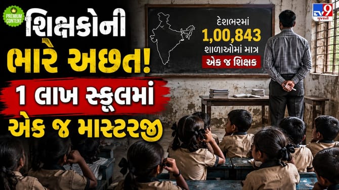 દેશની 1 લાખથી વધુ શાળાઓ માત્ર એક જ શિક્ષકના સહારે! શિક્ષણની વરવી તસવીર
