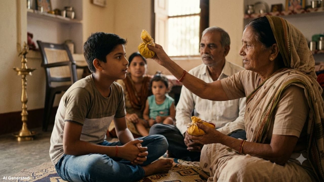 ઘણા લોકોના મનમાં પ્રશ્ન થાય છે કે ખરાબ નજર ઉતારતી વખતે હાથ કેટલી વખત ફેરવવો જોઈએ અને કઈ રીતને યોગ્ય માનવામાં આવે છે. ધાર્મિક માન્યતાઓ અનુસાર તેની એક પરંપરાગત પદ્ધતિ જણાવવામાં આવી છે, જેને ઘણા લોકો અનુસરે છે. ચાલો જાણીએ કે નજર ઉતારવાની આ રીત કેવી રીતે કરવામાં આવે છે, હાથ કેટલી વાર ફેરવવો જોઈએ અને આ વિધિ દરમિયાન કઈ બાબતોનું ખાસ ધ્યાન રાખવું જરૂરી માનવામાં આવે છે.