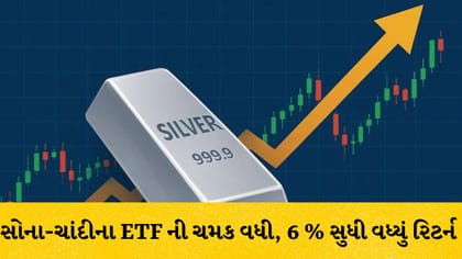 સોના-ચાંદી ETF માં તેજી: સિલ્વર ETF 6% સુધી ઉછળ્યા