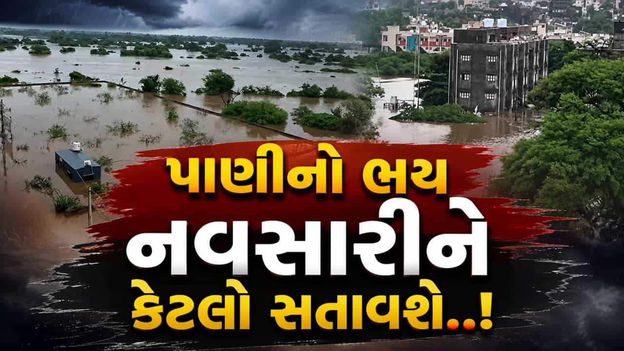 ગુજરાતમાં પૂરનું સંકટ: નવસારીમાં નદીઓ ગાંડીતૂર, રાહત અને બચાવ કાર્ય પુરજોશમાં, જુઓ Video