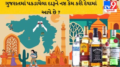 ગુજરાતમાં પકડાયેલો દારૂ વેચવાને બદલે કેમ નષ્ટ કરાય છે?