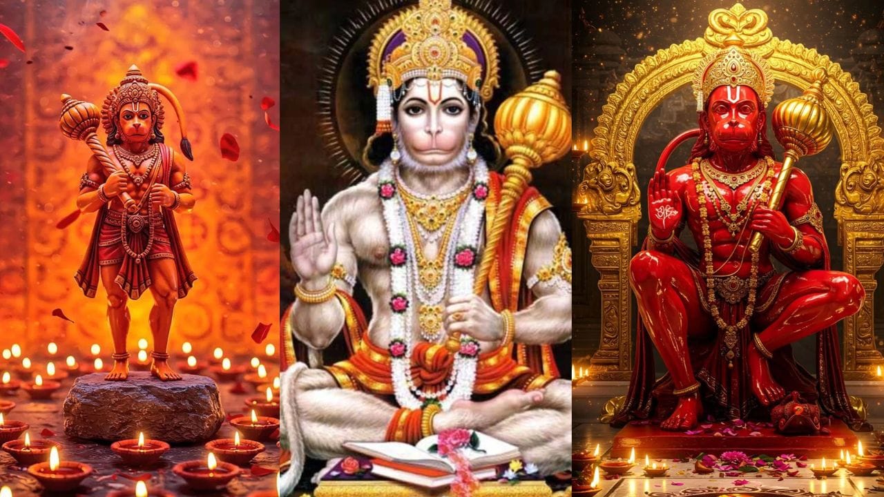 વાસ્તુશાસ્ત્ર અનુસાર હનુમાનજીની તસવીર દક્ષિણ દિશામાં લગાવવી શુભ માનવામાં આવે છે. ખાસ કરીને લાલ રંગમાં બેઠેલા હનુમાનજીનું ચિત્ર આ દિશા માટે યોગ્ય માનવામાં આવે છે. આનાથી દક્ષિણ દિશામાંથી આવતી નકારાત્મક ઊર્જાનો પ્રભાવ ઓછો થવાની માન્યતા છે.