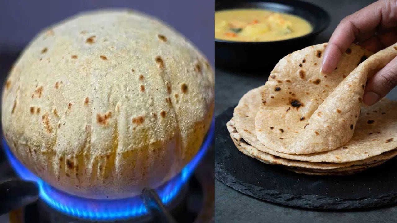 સવારનો નાસ્તો હોય કે રાતનું ભોજન, રોટલી વગર શાક ખાવાની મજા નથી આવતી. એવામાં શું તમે જાણો છો કે, રોટલી ખાવાનો સાચો સમય કયો છે? હેલ્થ એક્સપર્ટના જણાવ્યા મુજબ, રોટલીમાં કેલરી અને કાર્બ્સ વધારે હોય છે. આથી રાત્રે રોટલી ખાવાથી પેટ ભારે લાગે છે અને પાચનની બીજી સમસ્યાઓ પણ થઈ શકે છે.