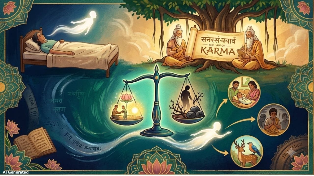 આ ઉપરાંત, ભારતીય દર્શનમાં વ્યક્તિના અંતિમ વિચારો અને ભાવનાઓને પણ મહત્વ આપવામાં આવ્યું છે. ભગવદ્ ગીતા સાથે જોડાયેલી આધ્યાત્મિક સમજ મુજબ જીવનના અંત સમયે મનની સ્થિતિ અને વ્યક્તિનું ચિંતન પણ તેની આગળની ગતિ સાથે સંબંધિત હોઈ શકે છે. તેથી ભારતીય પરંપરામાં જીવનભર મનને શુદ્ધ રાખવા, સારા વિચારો કરવા અને ઈશ્વરનું સ્મરણ કરવાની સલાહ આપવામાં આવે છે.