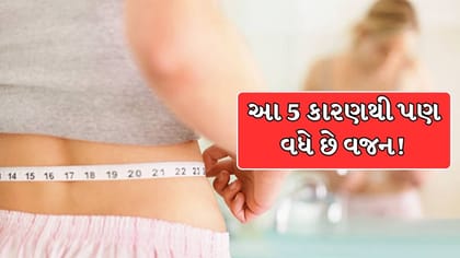 વજન કેમ વધે છે? ખાવા-પીવા સિવાય આ 5 બાબતો પણ છે જવાબદાર !